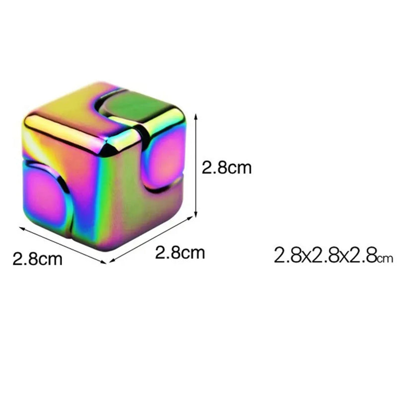 Colorful Magnetic Fidget Spinner Cube