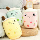 Cute Boba Milk Tea Plushie Soft Plush Toy