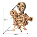 Hand Projector Classic Film Vitascope 3D Wooden Puzzle Model DIY Building Toys - ROKR