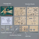 Hand Projector Classic Film Vitascope 3D Wooden Puzzle Model DIY Building Toys - ROKR