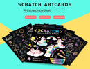 Magic Color Rainbow Cartoon Scratch Art Painting Kit