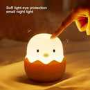 Chick in Egg Shell Easy Touch Night Light Rechargeable Bedside Lamp
