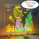 Colorful LED Drawing Board Night Light