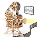 Hand Projector Classic Film Vitascope 3D Wooden Puzzle Model DIY Building Toys - ROKR