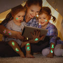 Luminous Temporary Tattoo Stickers for Kids Unicorn - Glow in The Dark Tattoo
