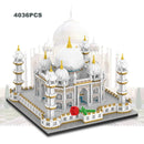 Taj Mahal Architecture City Mini Bricks Model DIY Building Blocks 4036PCS
