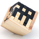 3D Tetris Cube Puzzle Luban Interlocking Educational Wooden Toy