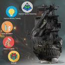 The Flying Dutchman DIY Model Metal Pirate Ship Building Kits