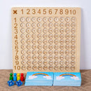 Wooden Multiplication Math Board Game - Educational Toys