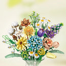 Creative Mini Building Blocks Flowers DIY