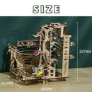Marble Run Set Wooden DIY Maze Model Building Block Kit - 335PCS