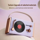 Retro Bluetooth Speaker Mini Vinyl Music Player - Supports FM Radio
