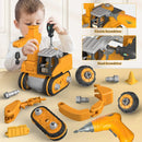 Kids Engineering Vehicle Truck Screwdriver Educational Assembly Set For Boys