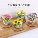 Mini Building Blocks Flowers DIY Plant Bouquets