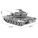 Metal Puzzles T-90A Tank Model DIY Building Kit