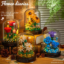 Beautiful Life Flowers Micro DIY Mini Bricks Building Blocks