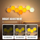 RGB Bluetooth LED Hexagon Light Indoor Wall Light with App Remote Control - 10 Pieces