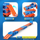 Large Transporter Truck Folding Track Racing Car Toys For Kids