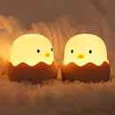 Chick in Egg Shell Easy Touch Night Light Rechargeable Bedside Lamp