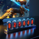 RGB Glow Tube Clock DIY LED Electronic Nightlight