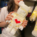 Love Violent Bear Brick Model - Building Block Toys