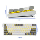 Mini Mechanical Gaming Keyboard 61 Keys Portable Keyboard For Travel