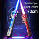 NEW Retractable Light Saber Colorful Glowing Sword