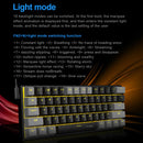 Mini Mechanical Gaming Keyboard 61 Keys Portable Keyboard For Travel