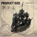 The Flying Dutchman DIY Model Metal Pirate Ship Building Kits