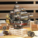 Metal Puzzle Queen Anne's Revenge Jigsaw Pirate Ship DIY Model Building Kit