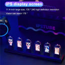 RGB Glow Tube Clock DIY LED Electronic Nightlight