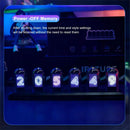 RGB Glow Tube Clock DIY LED Electronic Nightlight