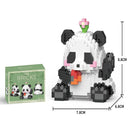 Cute Panda Mini Building Blocks Creative DIY Assembly
