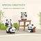 Cute Panda Mini Building Blocks Creative DIY Assembly