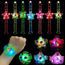 LED Light Up Fidget Spinner Bracelets Party Favors For Kids - Pack