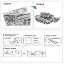 Metal Puzzles T-90A Tank Model DIY Building Kit