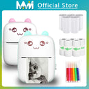 Portable Thermal Printer MINI CAT Pocket Thermal Label Printer 58mm