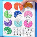 Magnetic Fraction Learning Math Learning Educational Toys