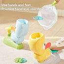 Flying Disc Saucer Foot Launcher Toy For Kids