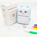 Portable Thermal Printer MINI CAT Pocket Thermal Label Printer 58mm