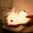Dimmable Rabbit Night Light USB Rechargeable Lamp For Kids Bedroom