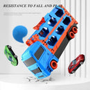 Large Transporter Truck Folding Track Racing Car Toys For Kids