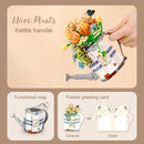 Mini Watering Can Potted Building Blocks Flowers DIY Plant Bouquet Assembly