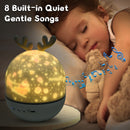 Deer Dimmable Night Light and Projector with Music Player