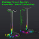 RGB Gaming Headphone Stand with Dual USB Interface