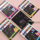 Magic Rainbow Scratch Paper Note Pad Kit