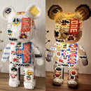Mini Love Violent Bear Brick Colored Model