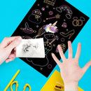 Magic Rainbow Color Scratch Art Paper Card Kit For Kids - Artcards