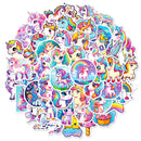 Cute Unicorn Cartoon Graffiti Sticker Pack for Kids 50pcs