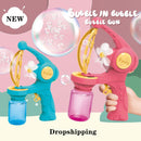 Large Bubble Making Soap Blowing Bubble Gun Toy - Bubble Gun Machine For Outdoors